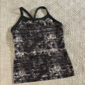 Lululemon Athletica Black and Gray Top